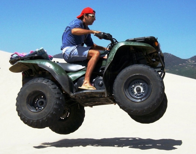 Salto en quad